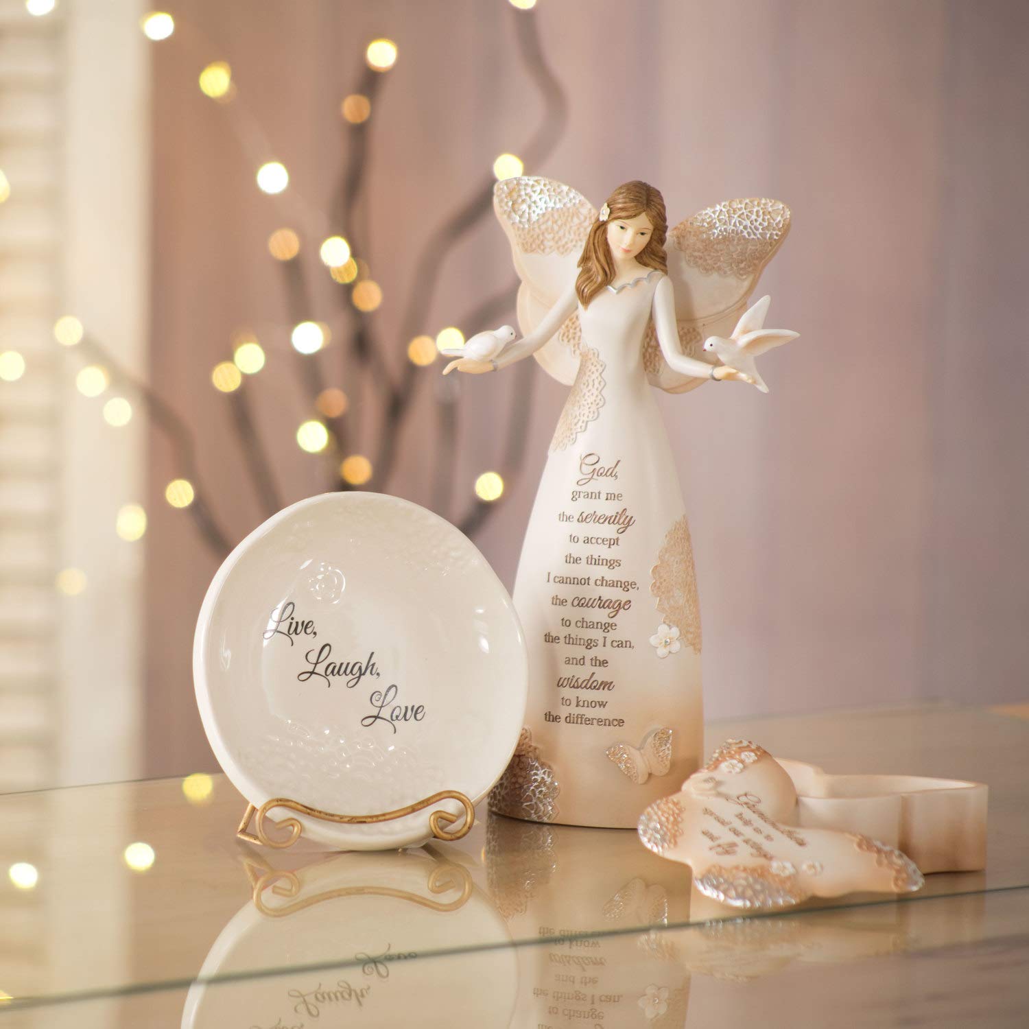 Amazon.com: Pavilion Gift Company 19105 Serenity Angel Figurine, 9